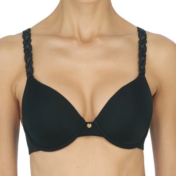 NEW! Black PURE LUXE PLUNGE T-SHIRT BRA - Picture 1 of 4